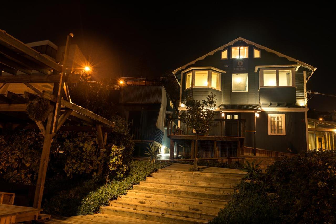 Hotel Faro Azul Valparaiso Cerro Alegre Exterior foto