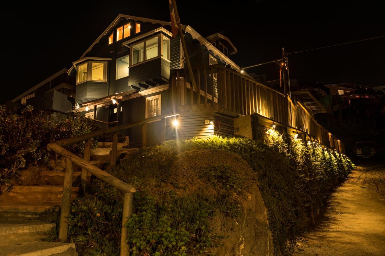 Hotel Faro Azul Valparaiso Cerro Alegre Exterior foto